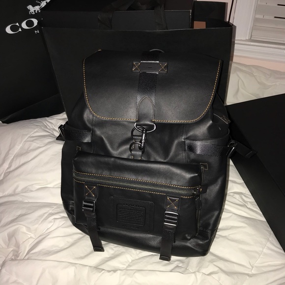 coach men's bleecker backpack